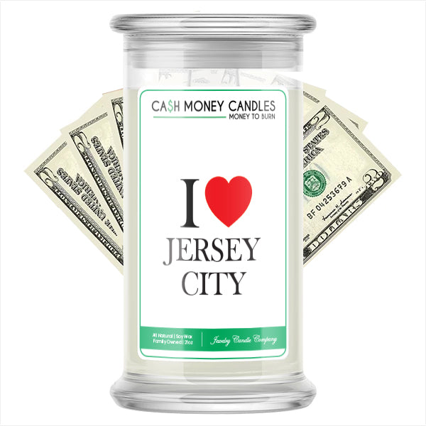 I Love JERSEY CITY Candle