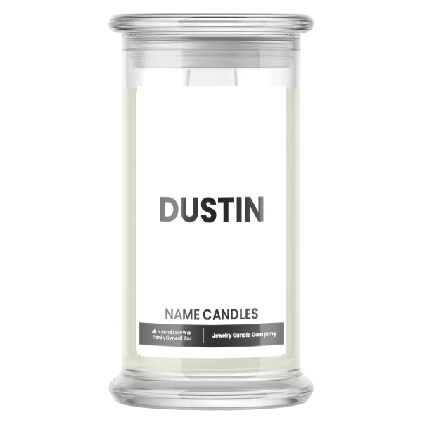 DUSTIN Name Candles