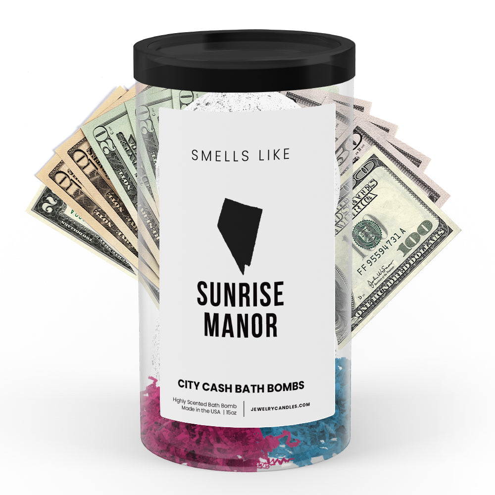 Smells Like Sunrise Manor City Cash Bath Bombs