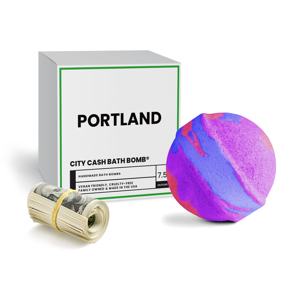 Portland City Cash Bath Bomb