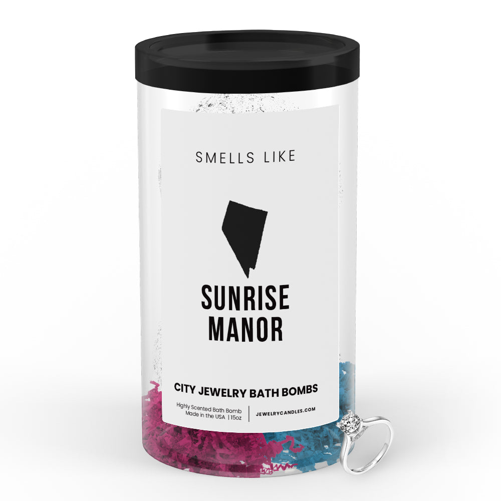 Smells Like Sunrise Manor City Jewelry Bath Bombs
