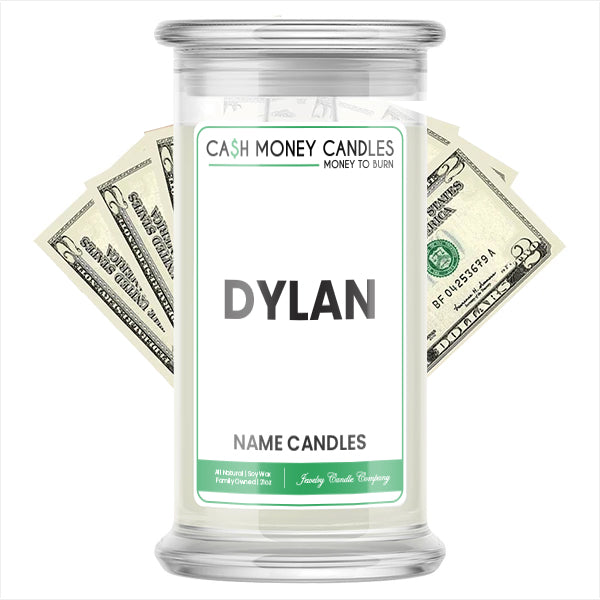 DYLAN Name Cash Candles