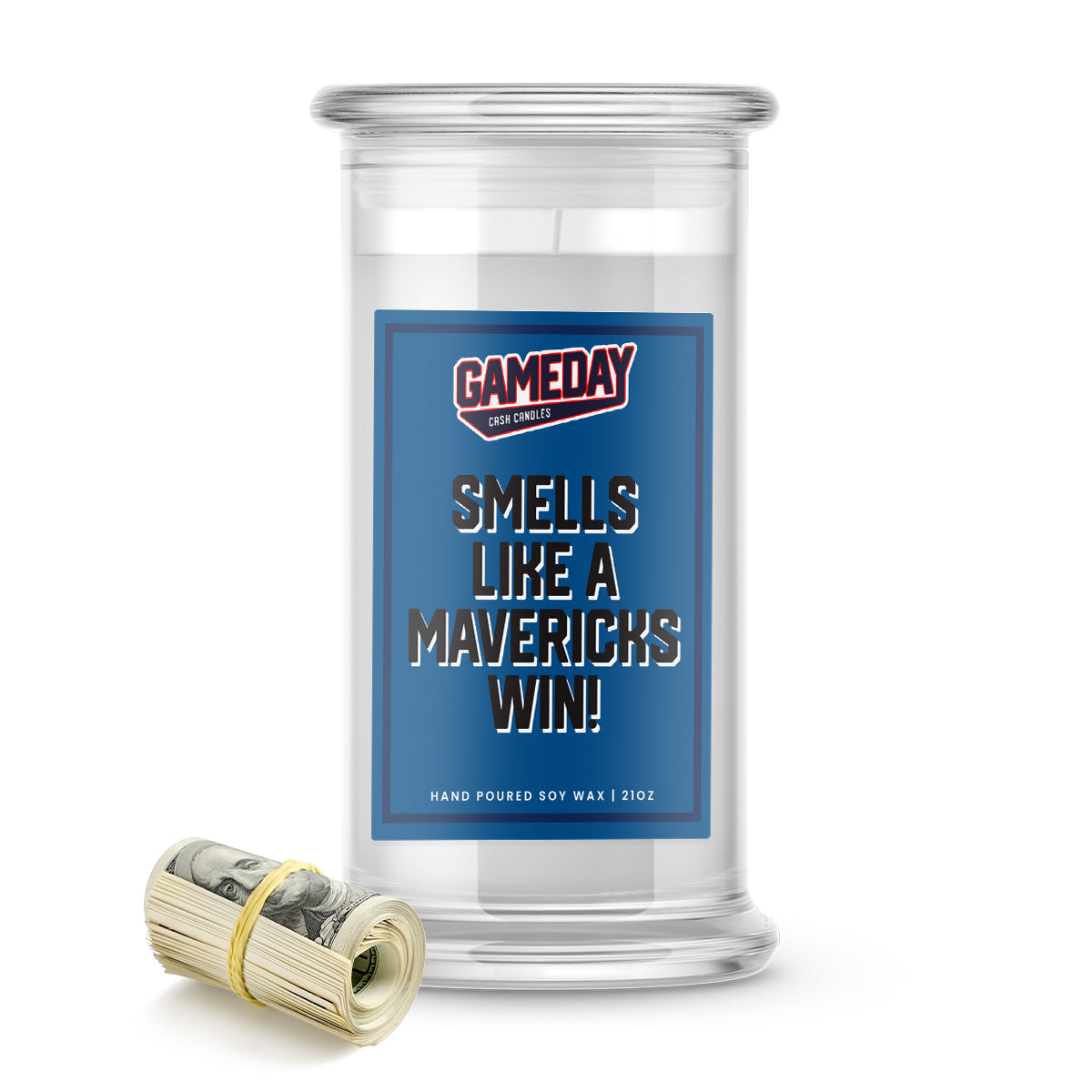 Dallas Mavericks Game Day Cash Candles