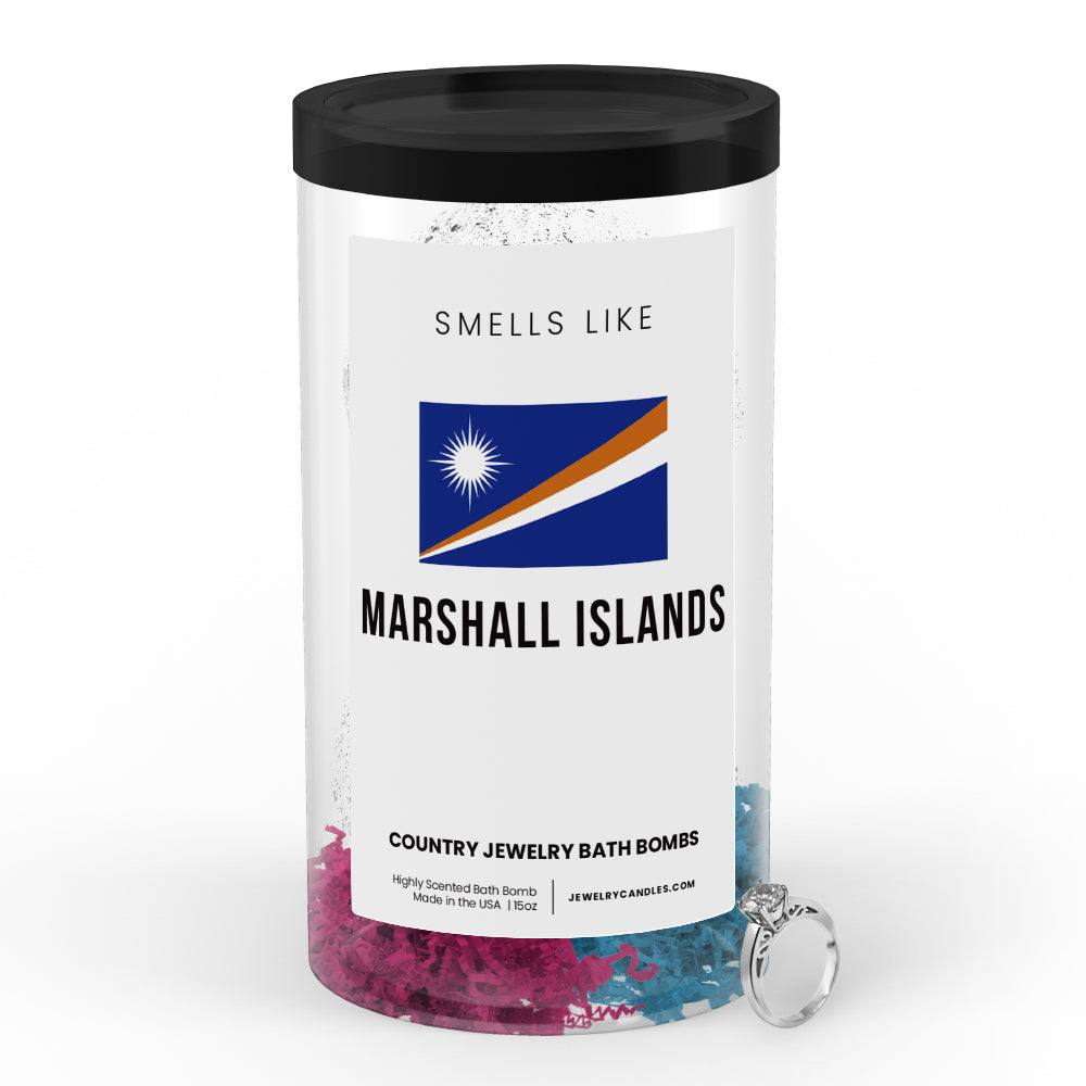 Smells Like Marshall Islands Country Jewelry Bath Bombs