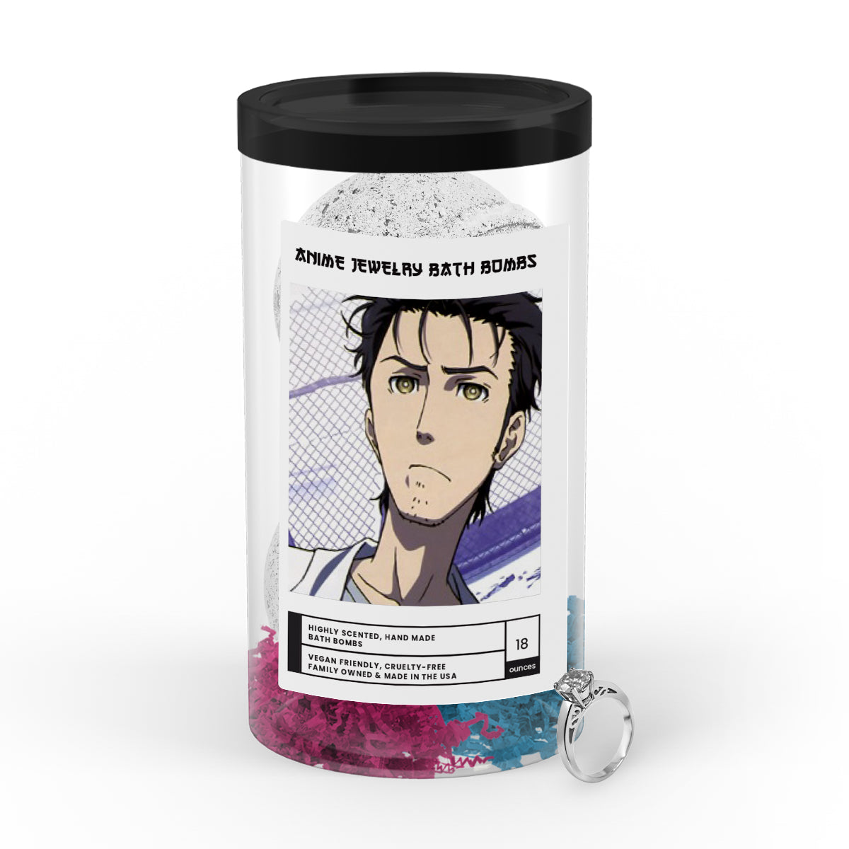 Okabe, Rintarou (岡部 倫太郎) | Anime Jewelry Bath Bombs