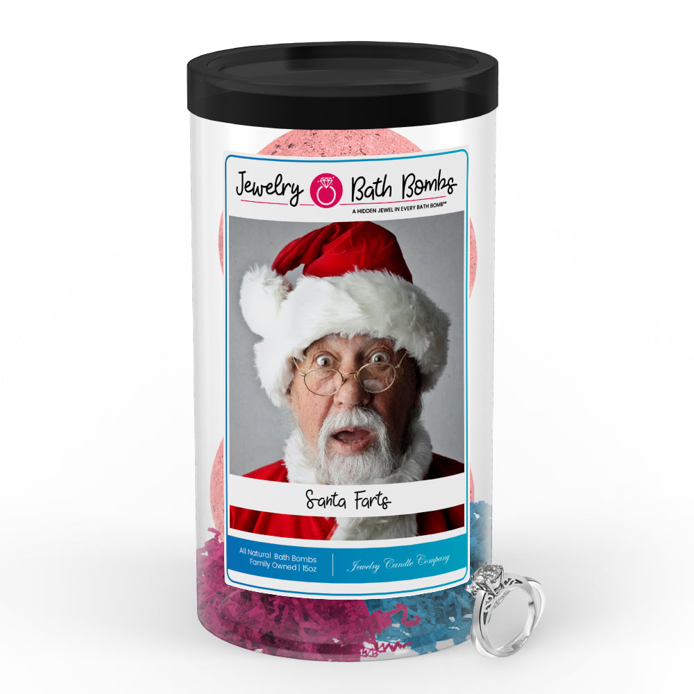 Santa Farts Jewelry Bath Bombs