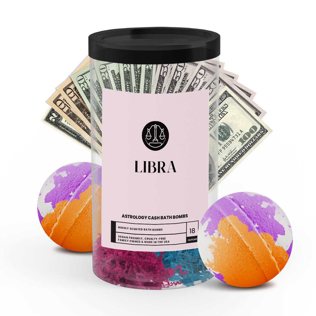 Libra Astrology Cash Bath Bombs