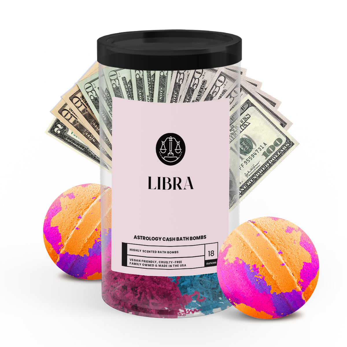 Libra Astrology Cash Bath Bombs