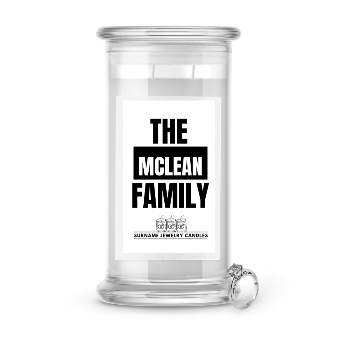 The Mclean Family | Surname Jewelry Candles