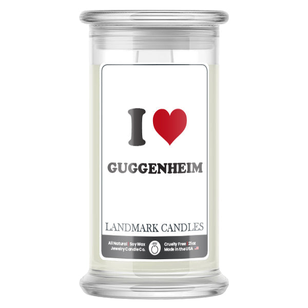 I Love GUGGENHEIM Landmark Candles