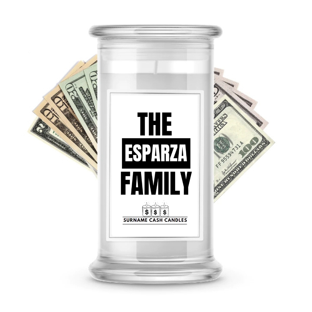 The Esparza Family | Surname Cash Candles