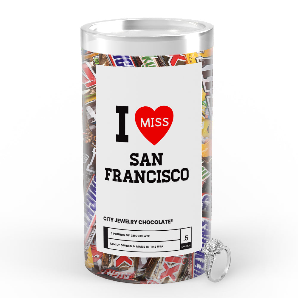 I miss San Francisco City Jewelry Chocolate