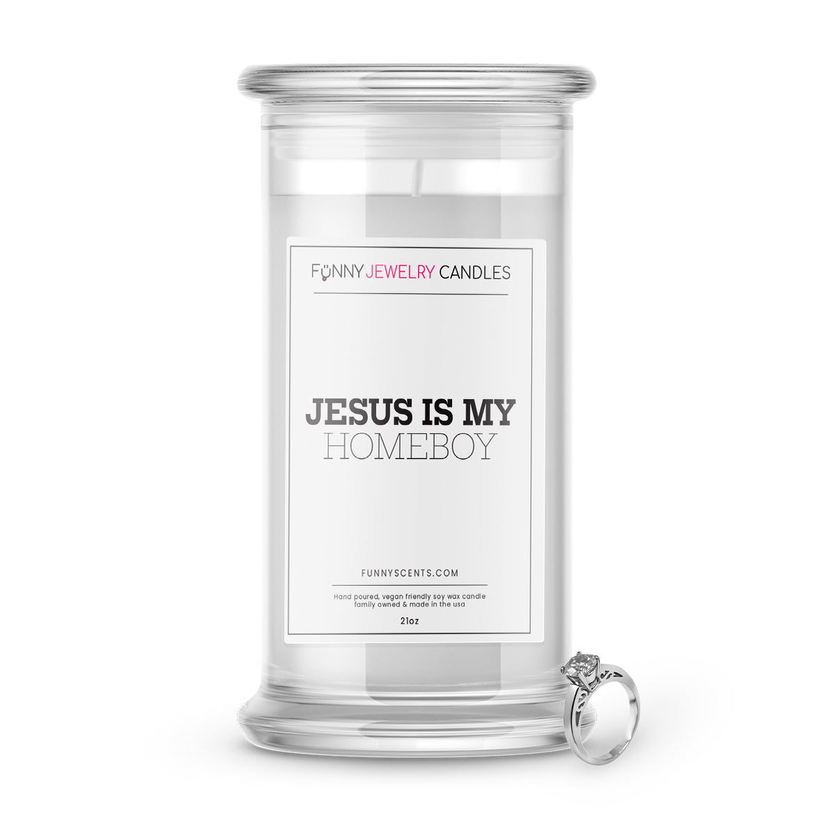 Jesus is My Homeboy Jewelry Funny Candles