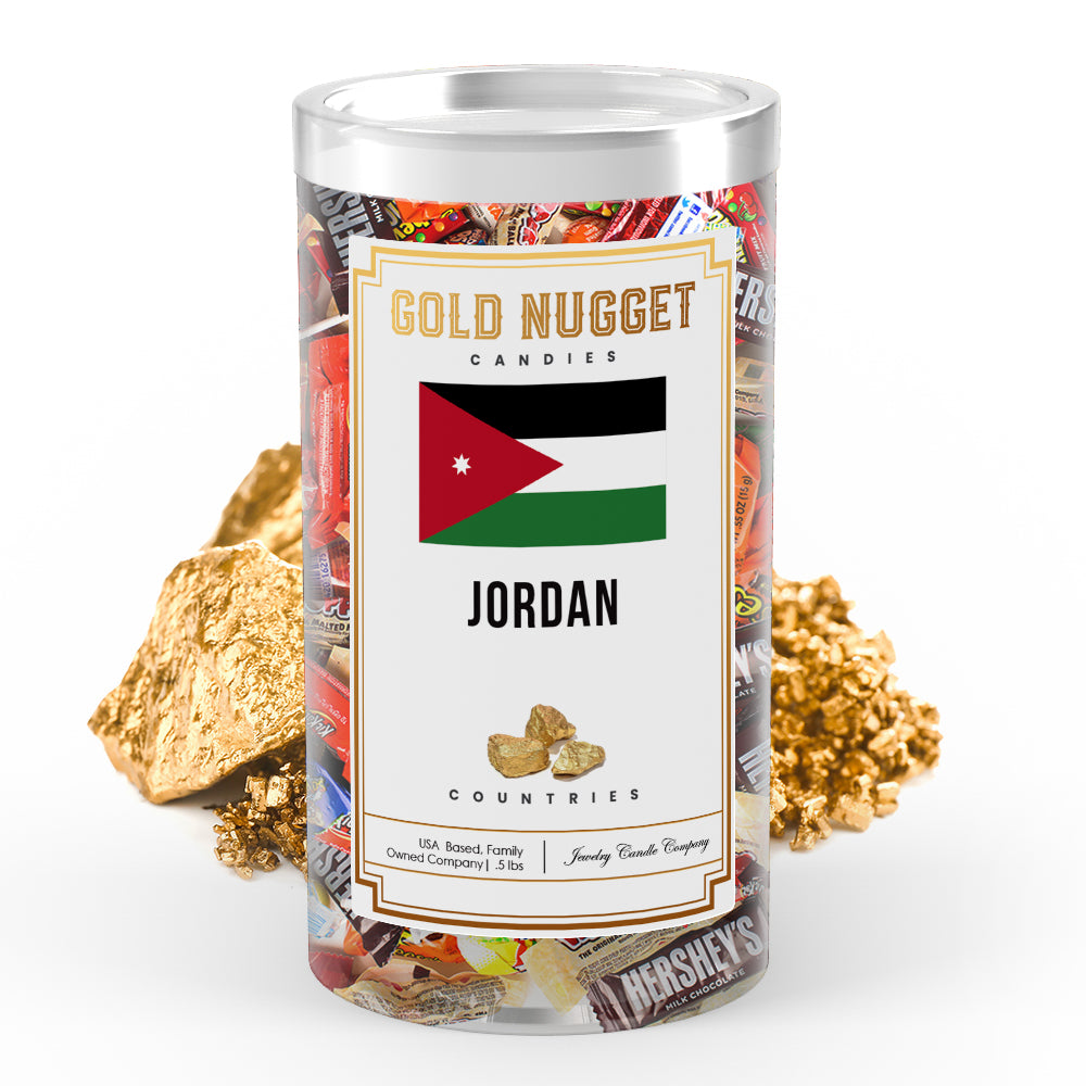 Jordan Countries Gold Nugget Candy