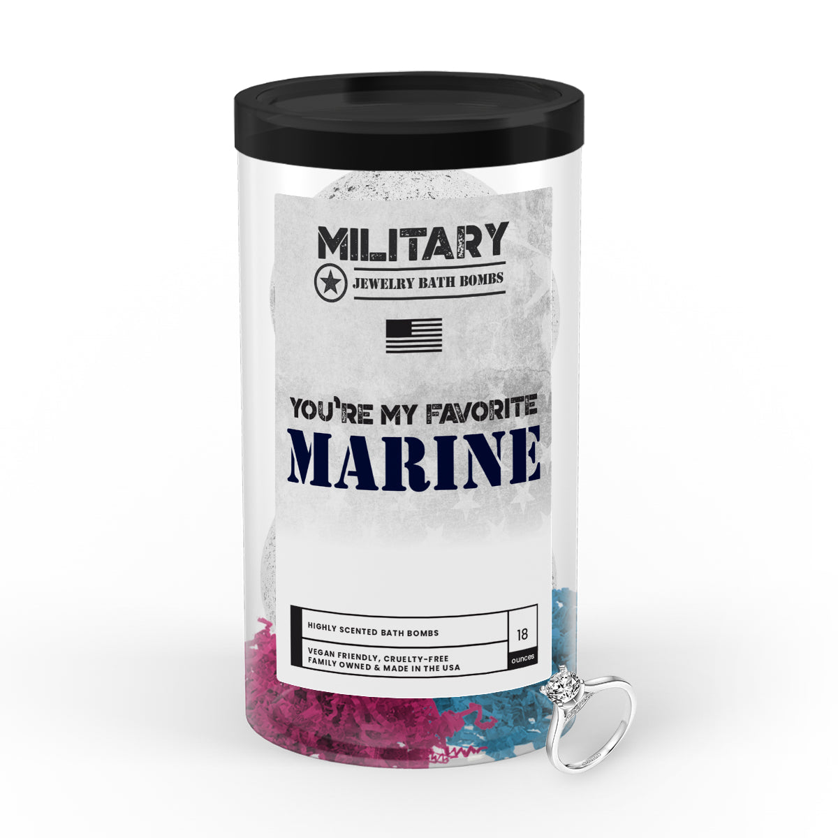 YOU'RE MY FAVORITE MARINE | Military Jewelry Bath Bombs