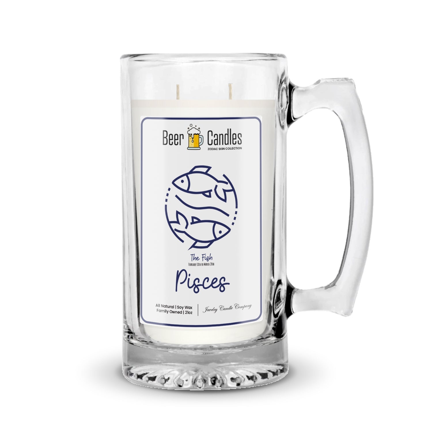 Pisces Beer Candles | Zodiac Sign Collections