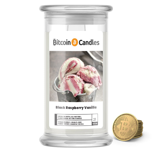 Black Raspberry Vanilla Bitcoin Candles