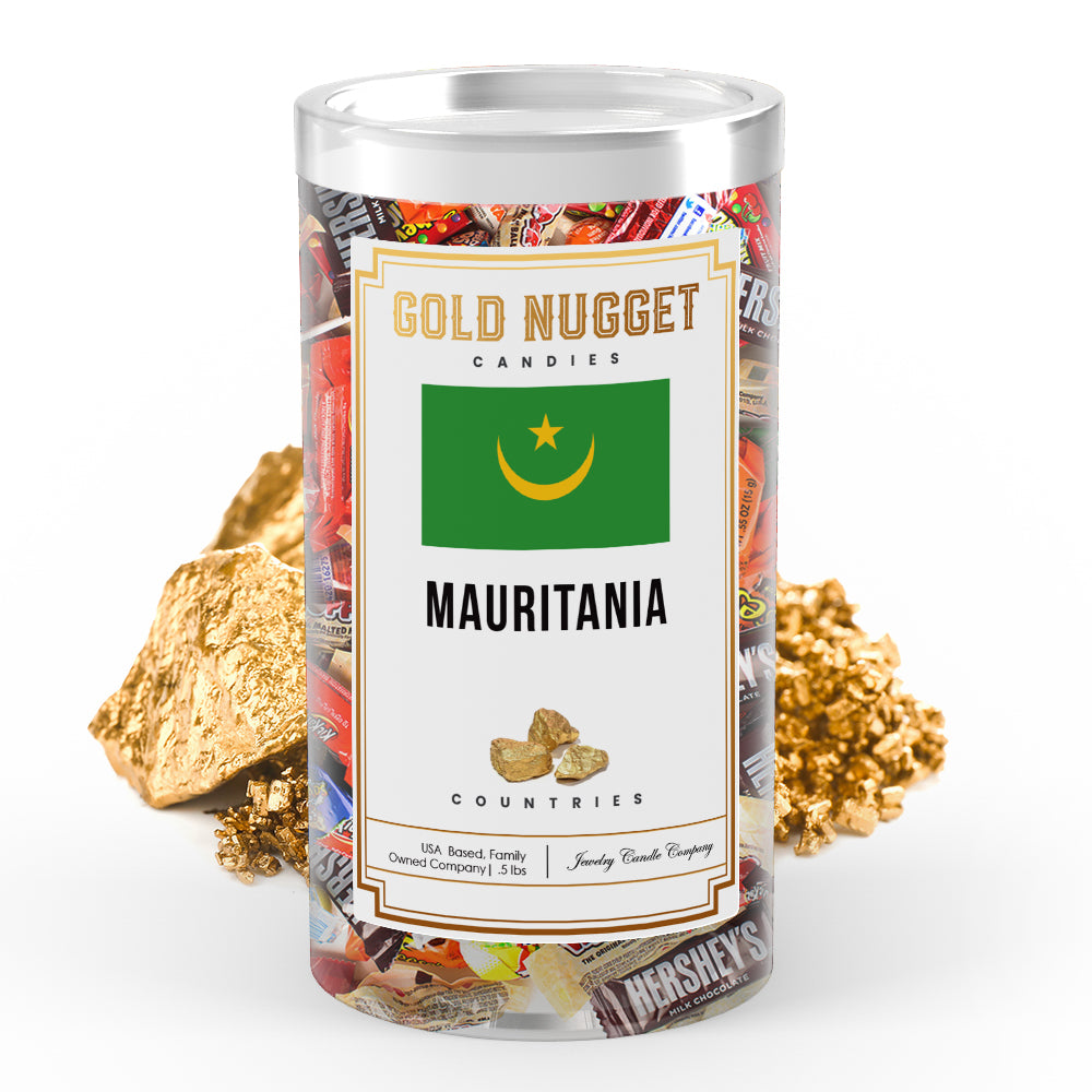 Mauritania Countries Gold Nugget Candy