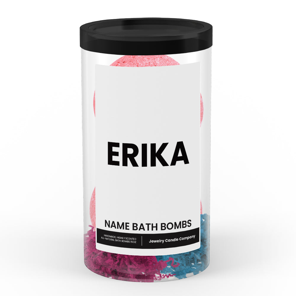 ERIKA Name Bath Bomb Tube