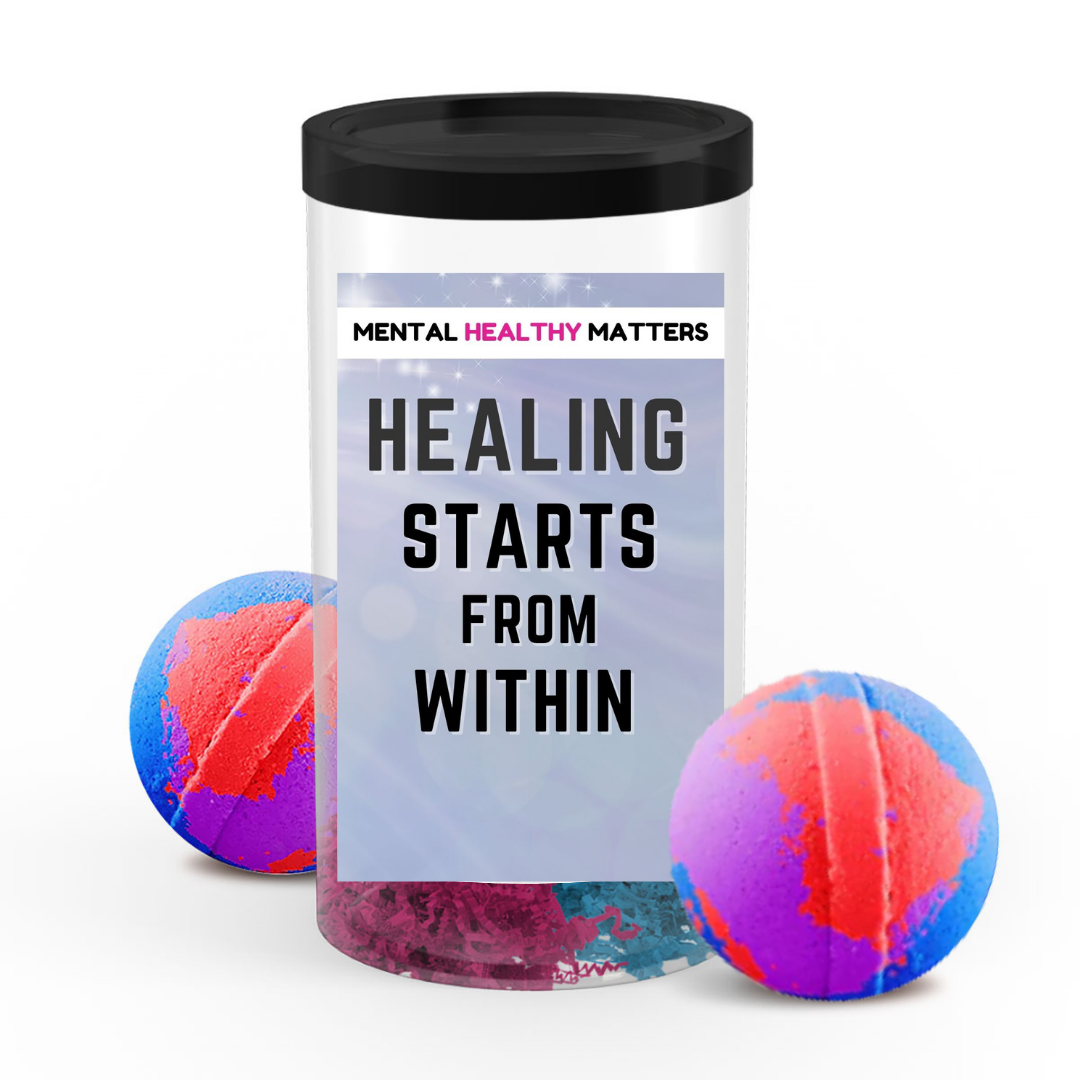 HEALING STARTS FROM WITHIN | MENTAL HEALTH BATH BOMBS