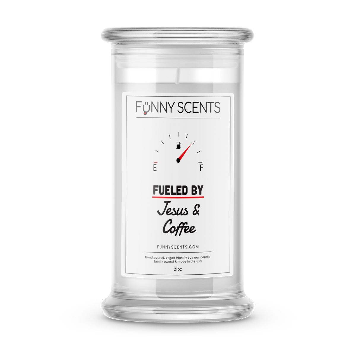 Fueled By Jesus and Coffee Candles
