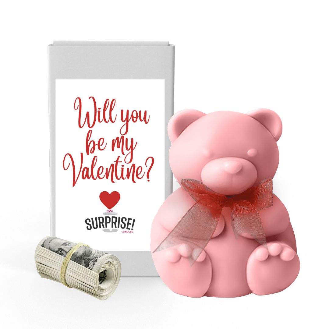 Will You be My Valentine? | Valentines Day Surprise Cash Money Bear Wax Melts