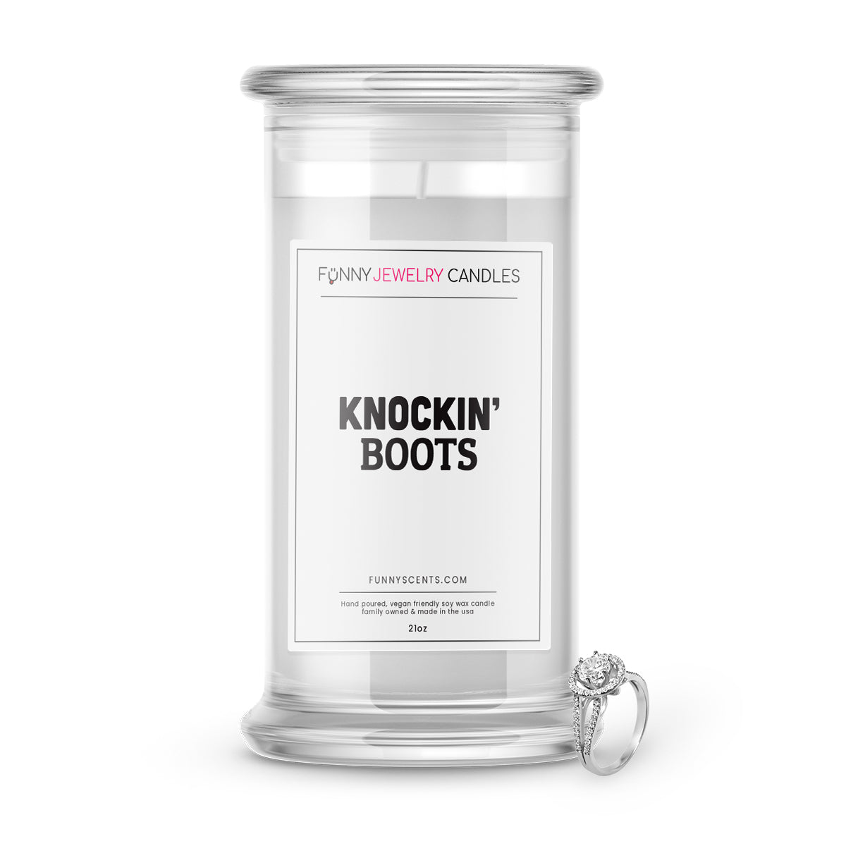 Knockin' Boots Jewelry Funny Candles