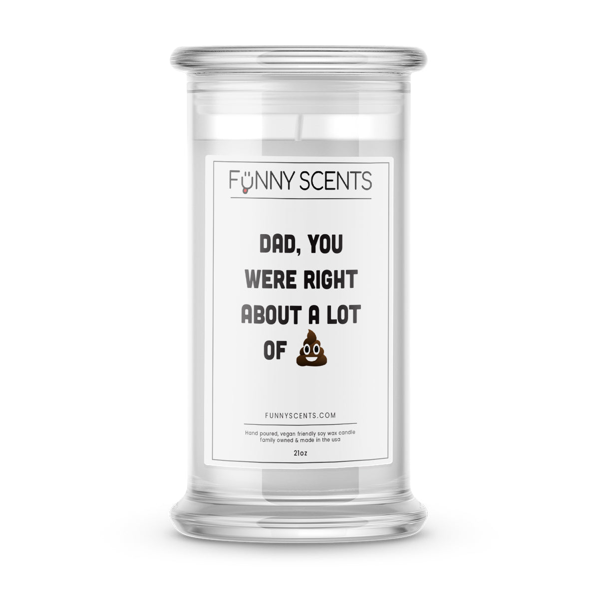 Dad, You Were Right About Lot of Shit Funny Candles