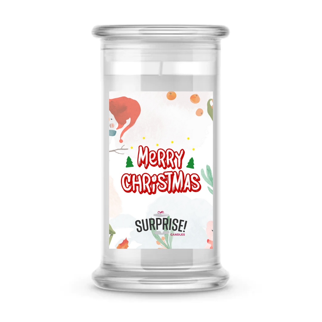 MERRY CHRISTMAS MERRY CHRISTMAS CANDLE