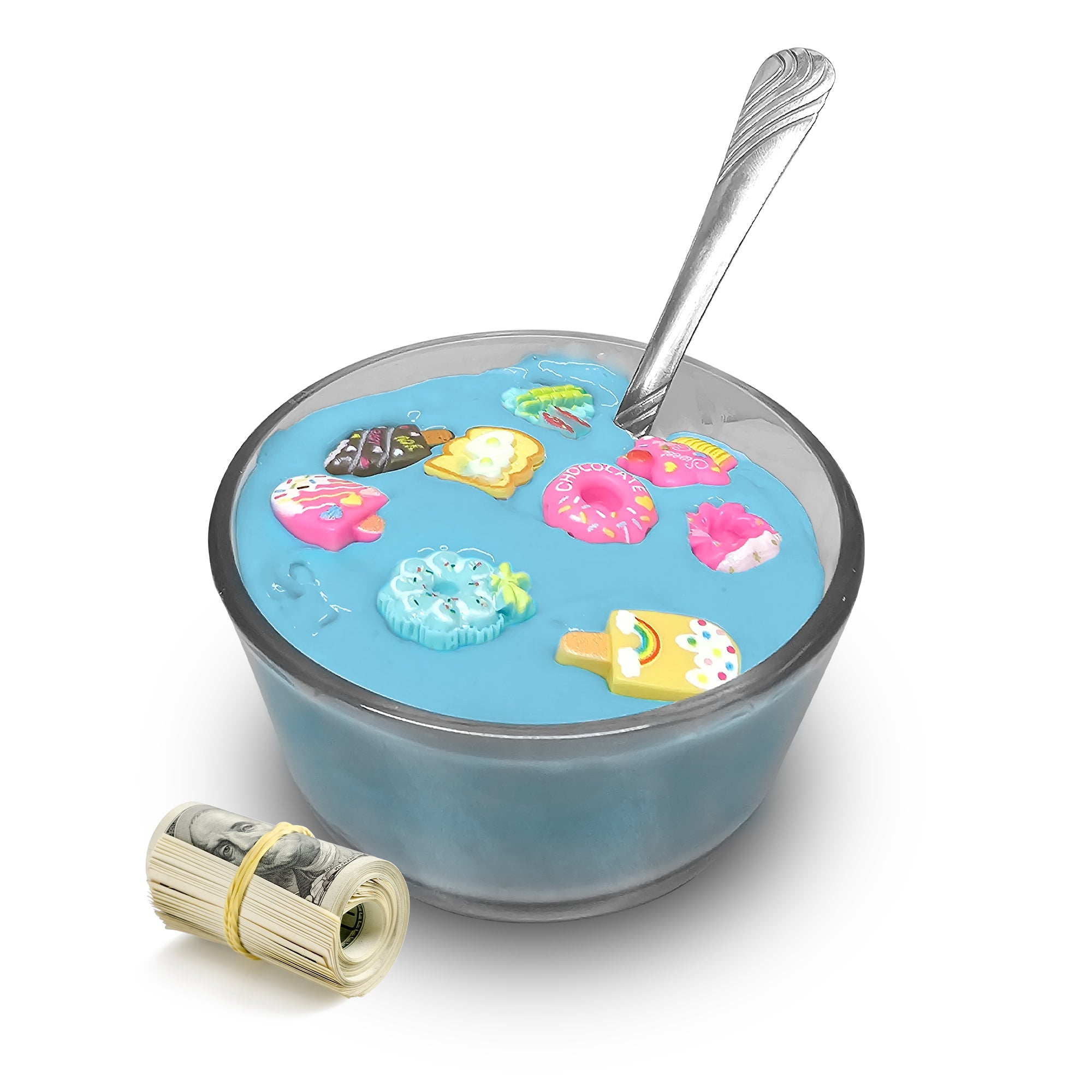 Blue Raspberry Cash Cereal Slimes