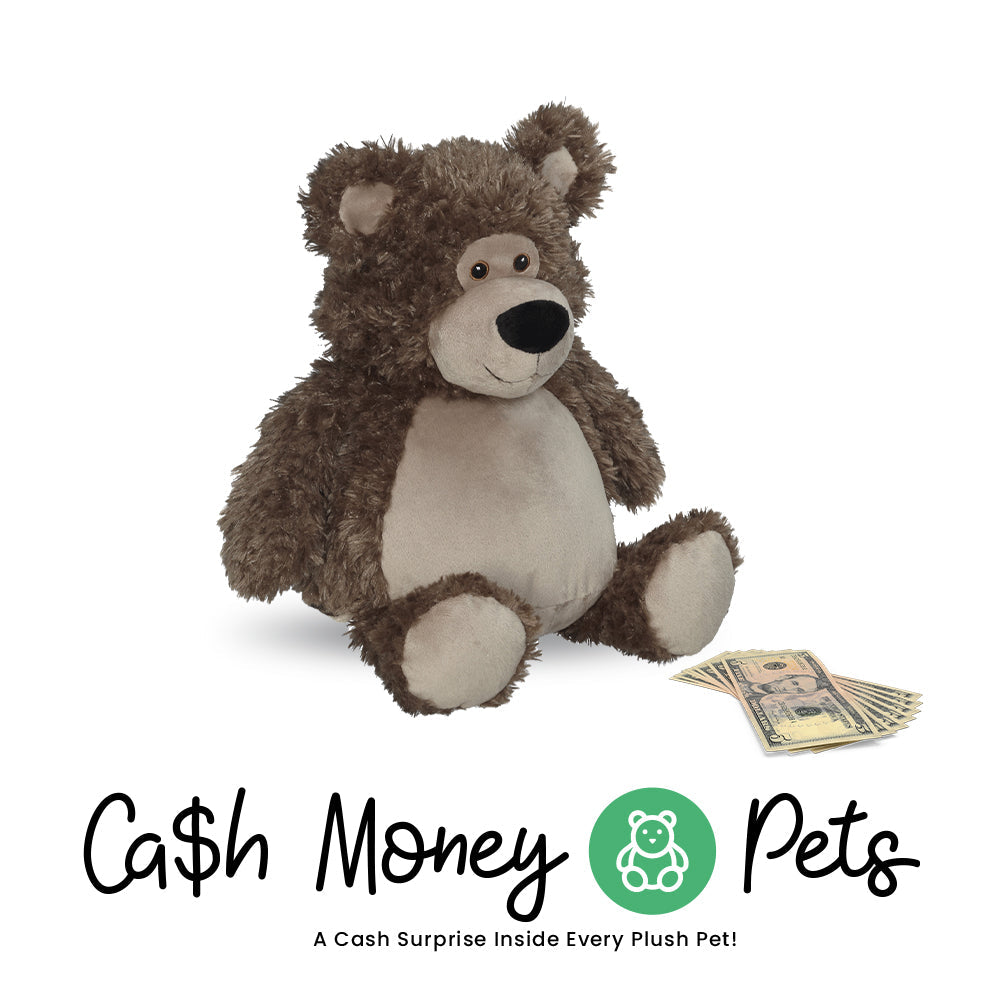 Bear-Grey Cash Money Pet