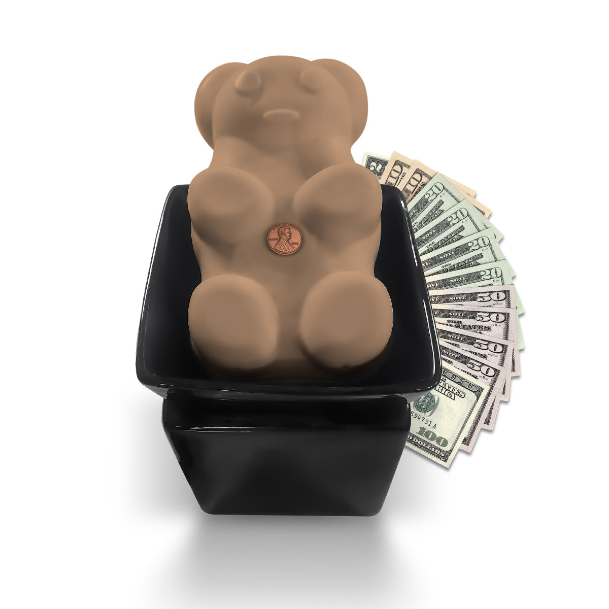 Café Mocha GIANT Cash Money Surprise Bear
