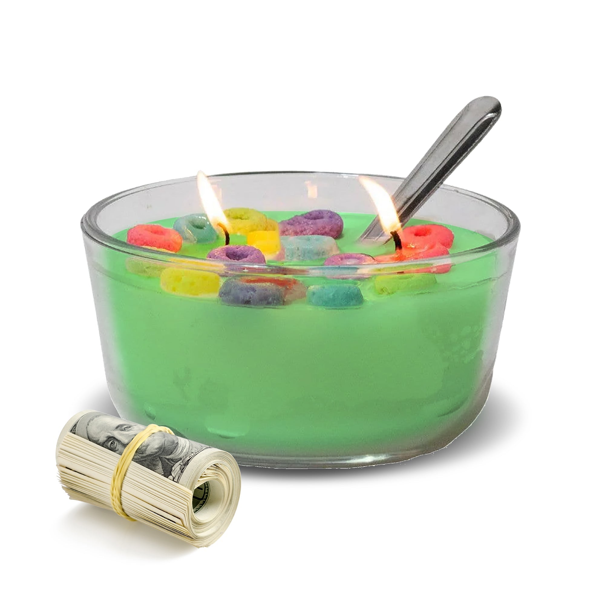 Eucalyptus and Mint Cereal Cash Candles