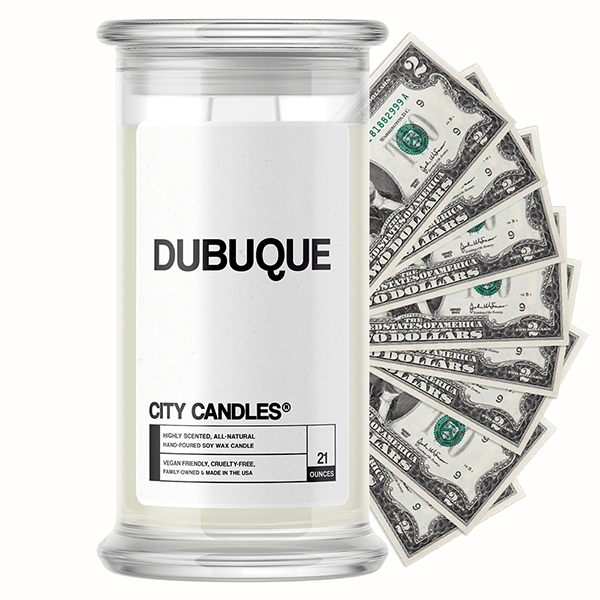 Dubuque City Cash Candle