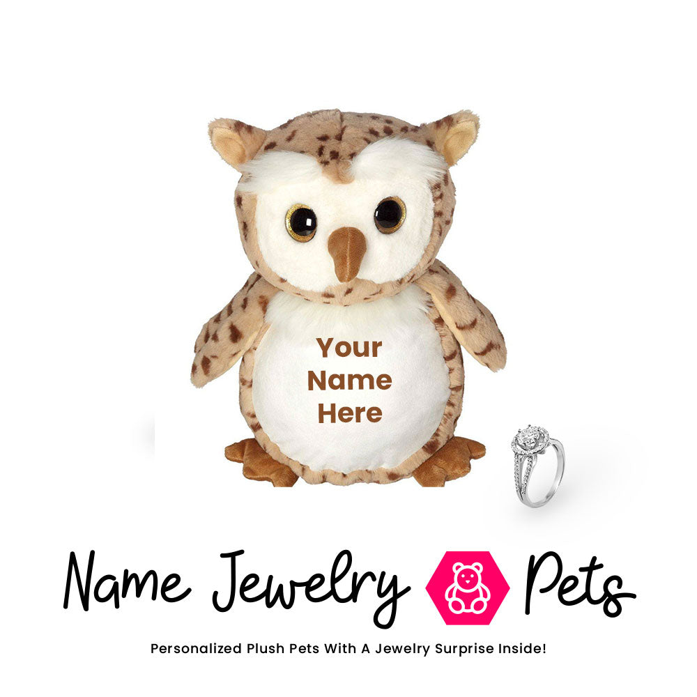 Owl-1 Name Jewelry Pet