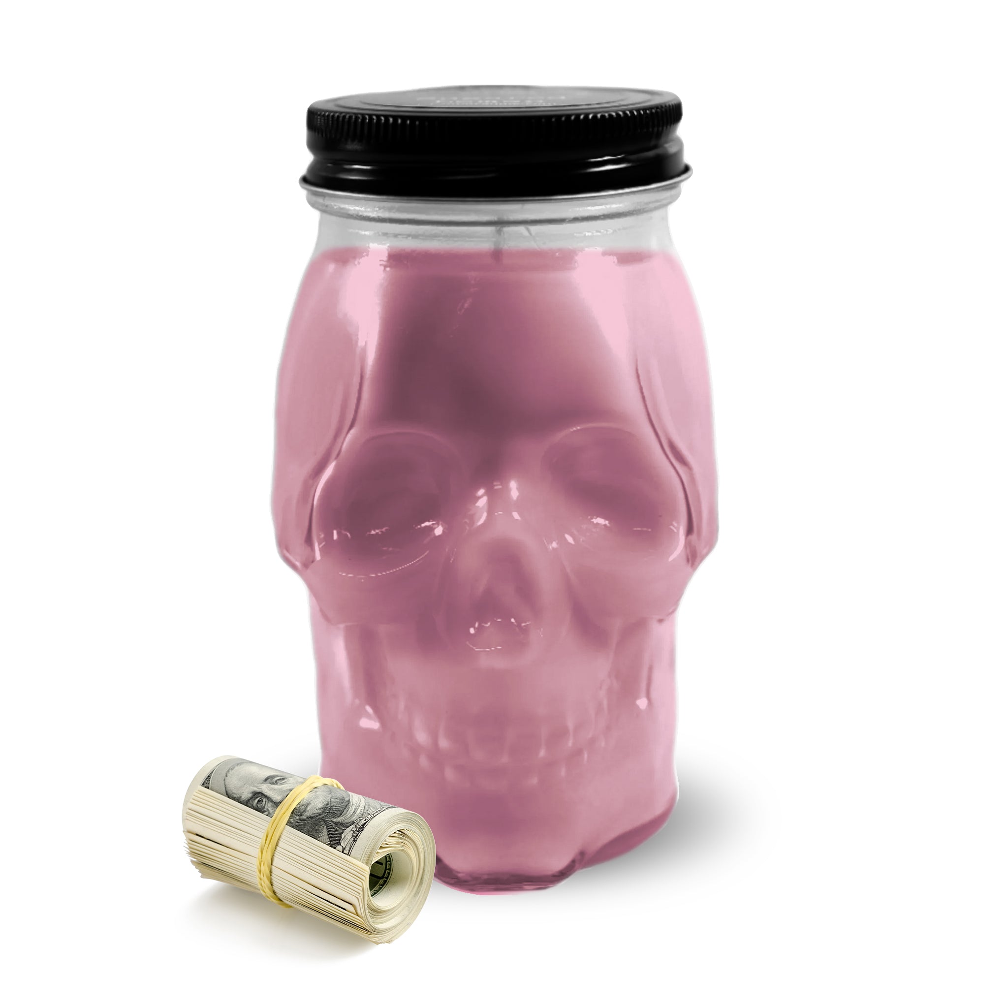 SWEET PEA SKULL CASH CANDLE