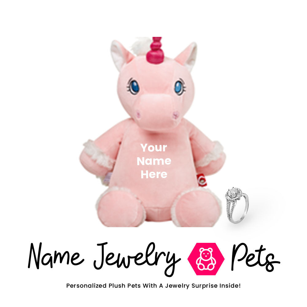 Unicorn-Pink Name Jewelry Pet