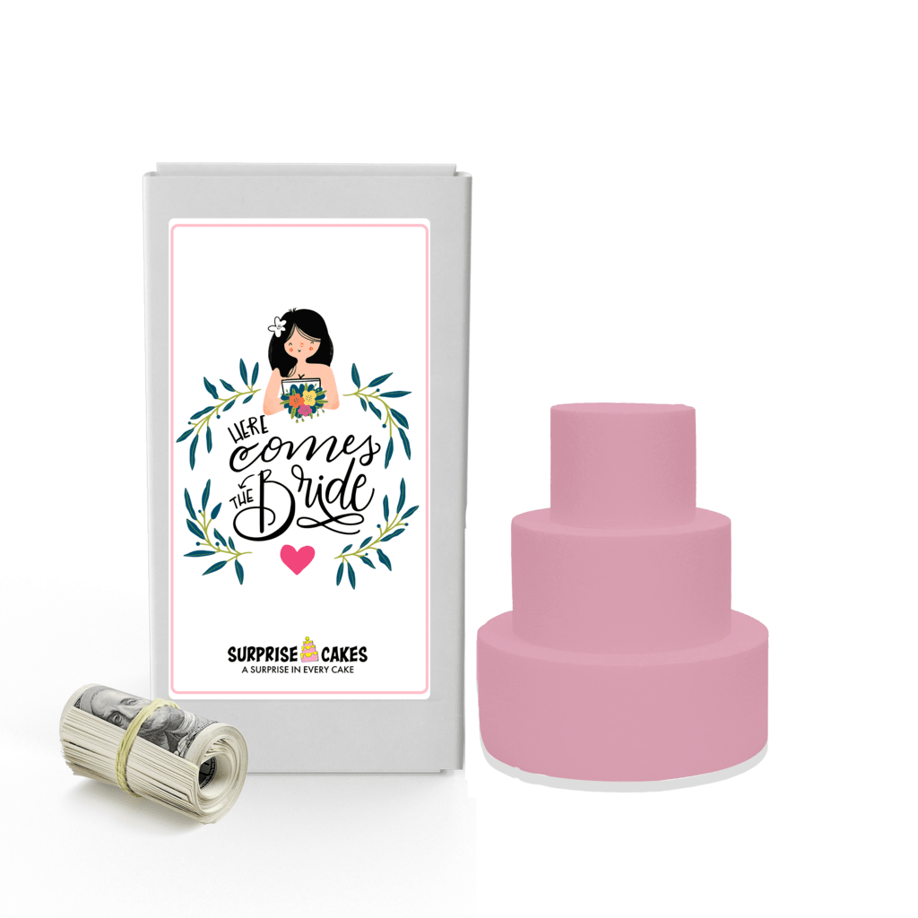 Here comes the bride 2 | Wedding Surprise Cash Cakes