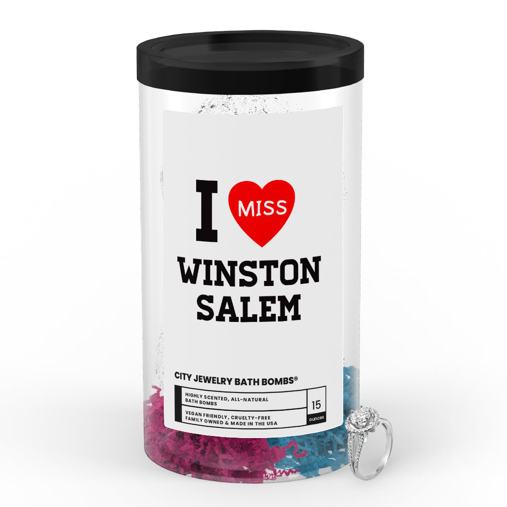I miss Winston Salem City Jewelry Bath Bombs
