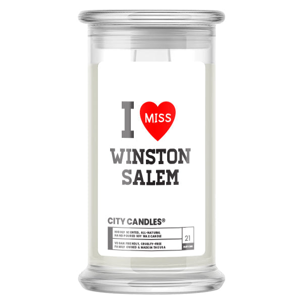 I miss Winston Salem City  Candles