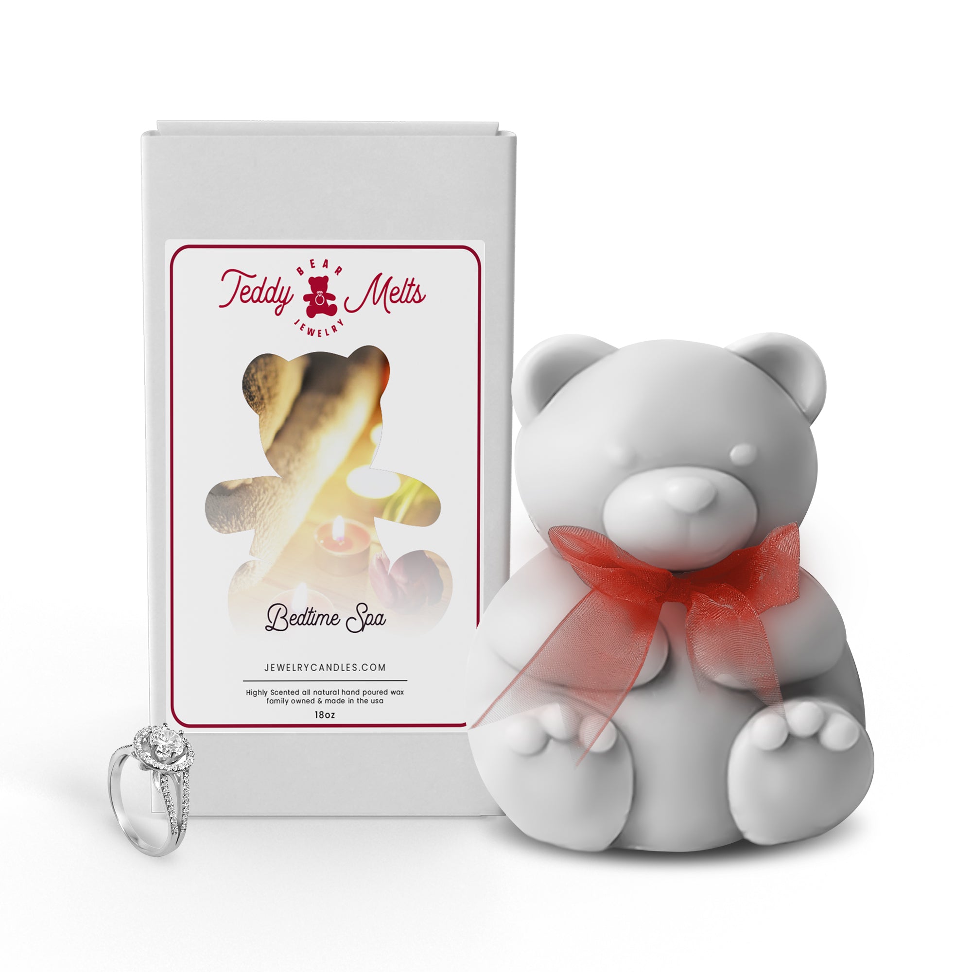 Bedtime Spa GIANT Teddy Bear Jewelry Wax Melts