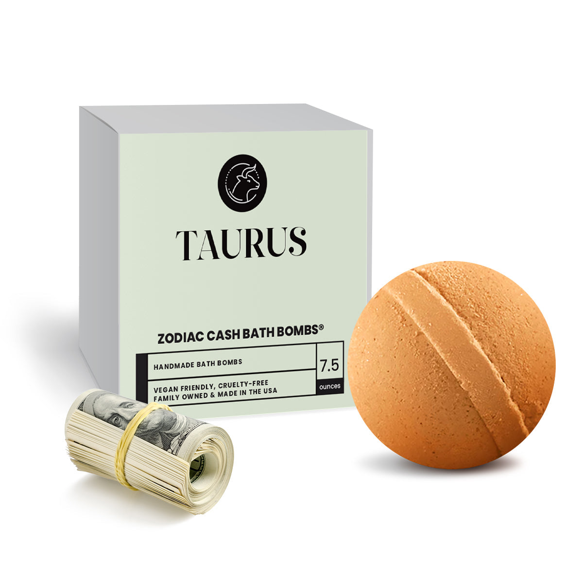 Taurus Zodiac Cash Bath Bomb