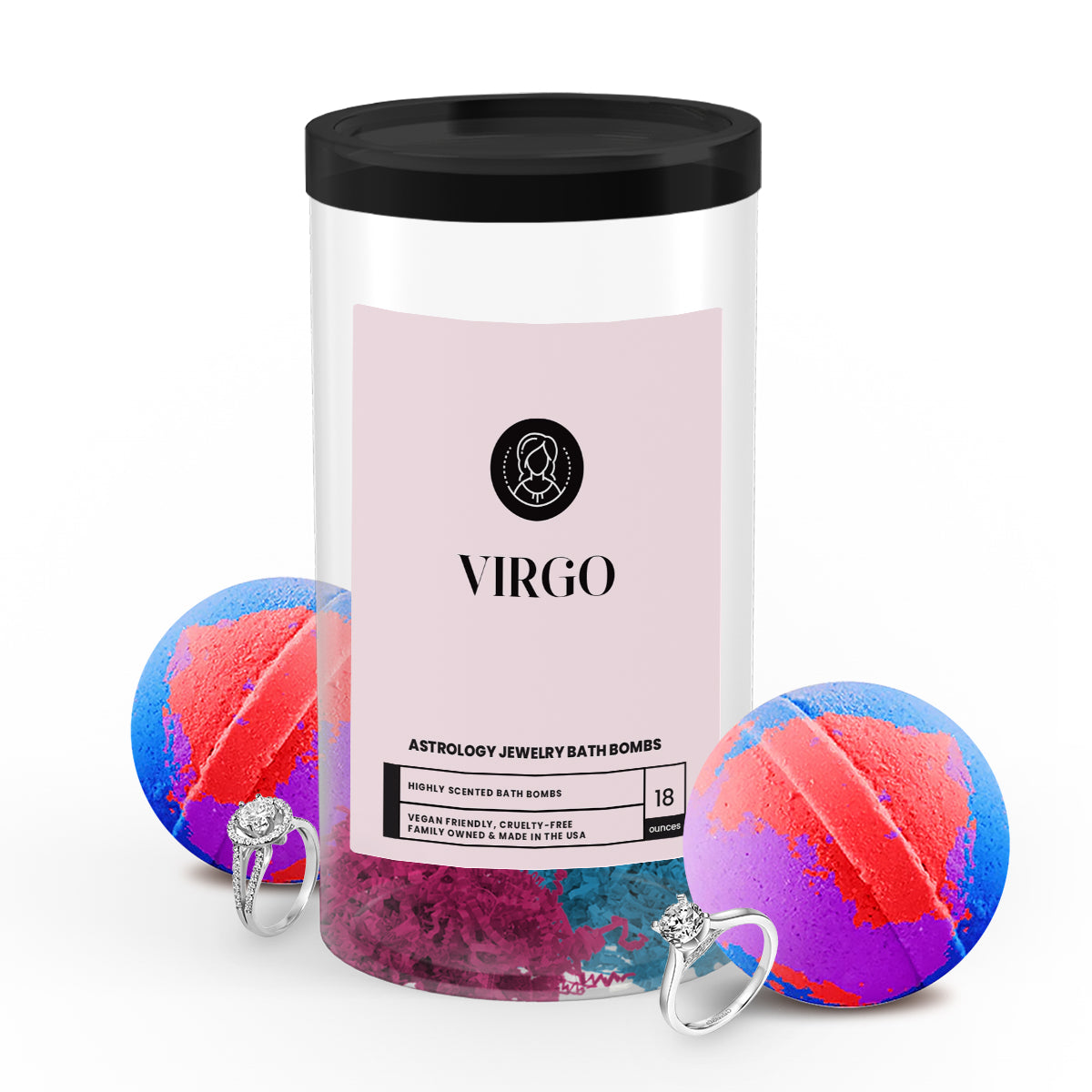Virgo Astrology Jewelry Bath Bombs