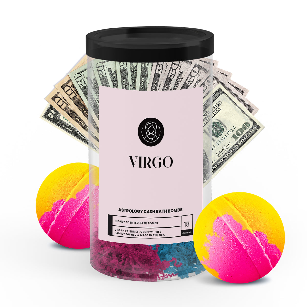Virgo Astrology Cash Bath Bombs