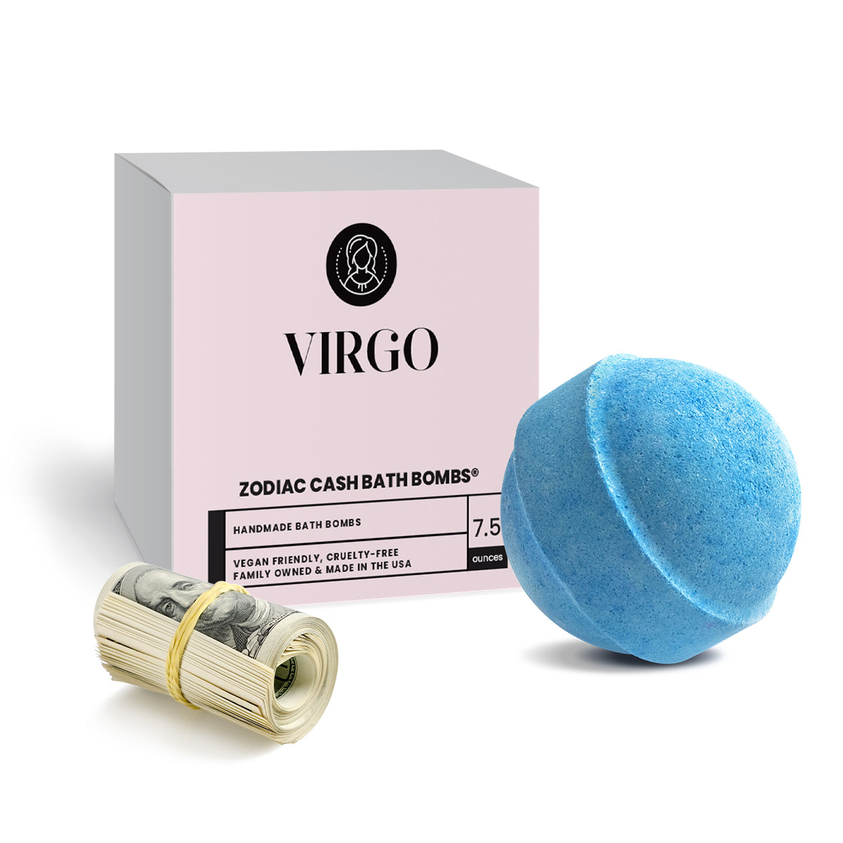 Virgo Zodiac Cash Bath Bomb
