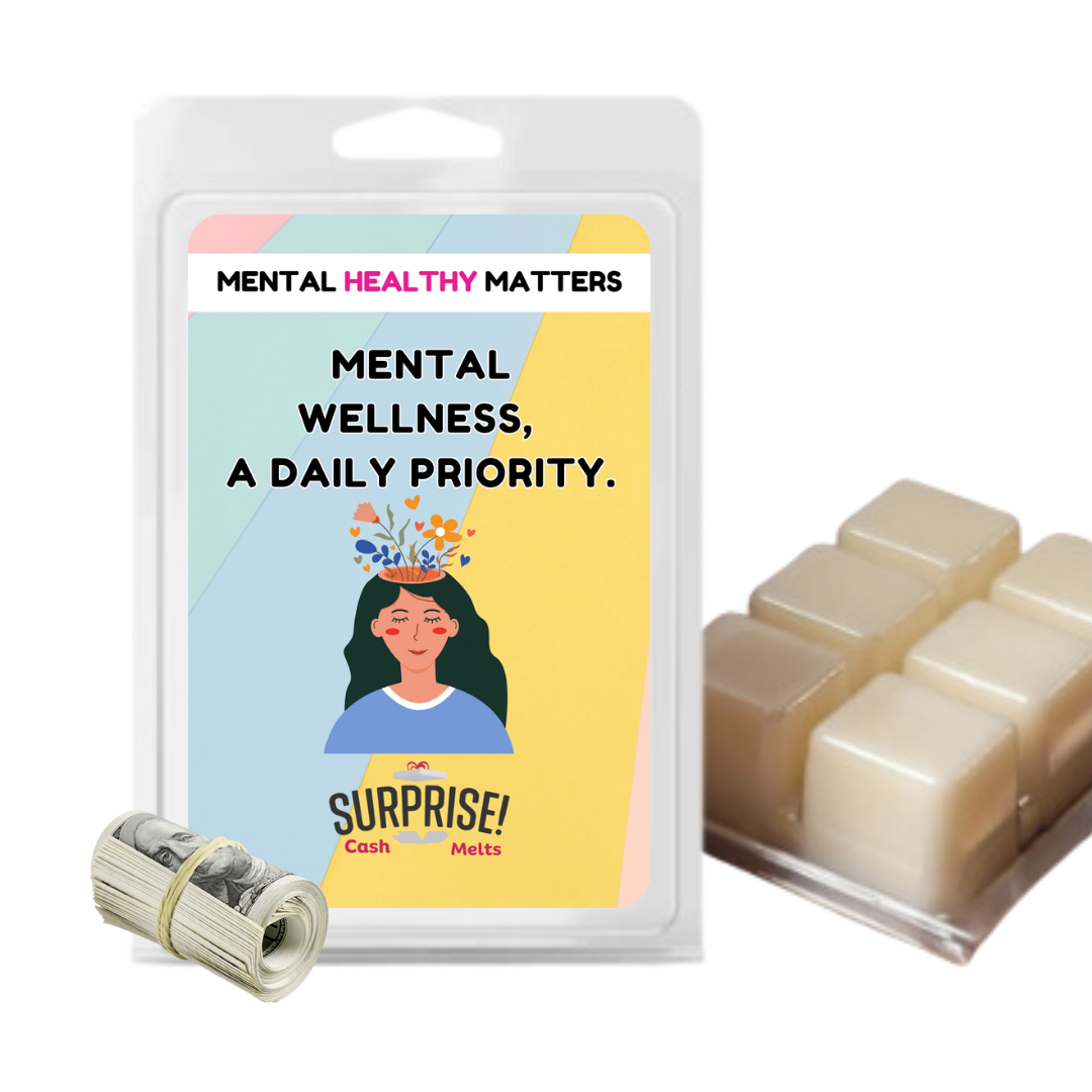 MINDS MATTER, LET'S CARE TOGETHER | MENTAL HEALTH CASH WAX MELTS