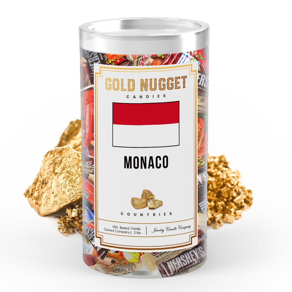 Monaco Countries Gold Nugget Candy