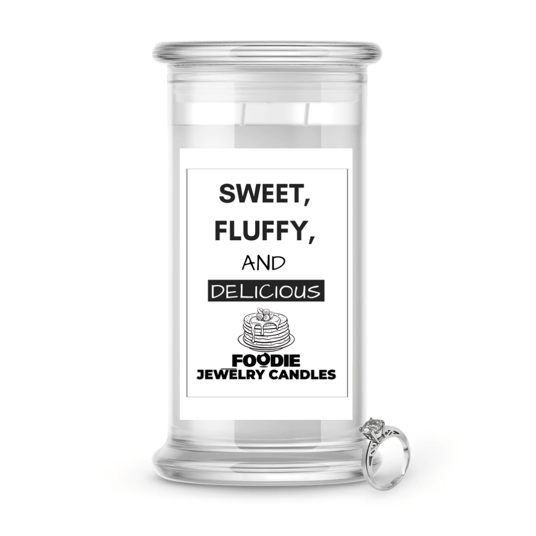 Sweet, Fluffy, and Delicious   | Foodie Jewelry Candles
