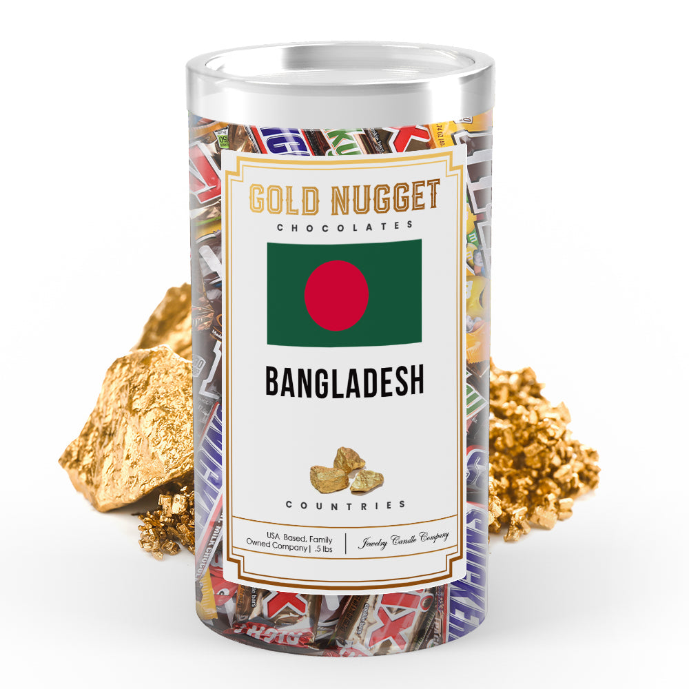 Bangladesh Countries Gold Nugget Chocolates