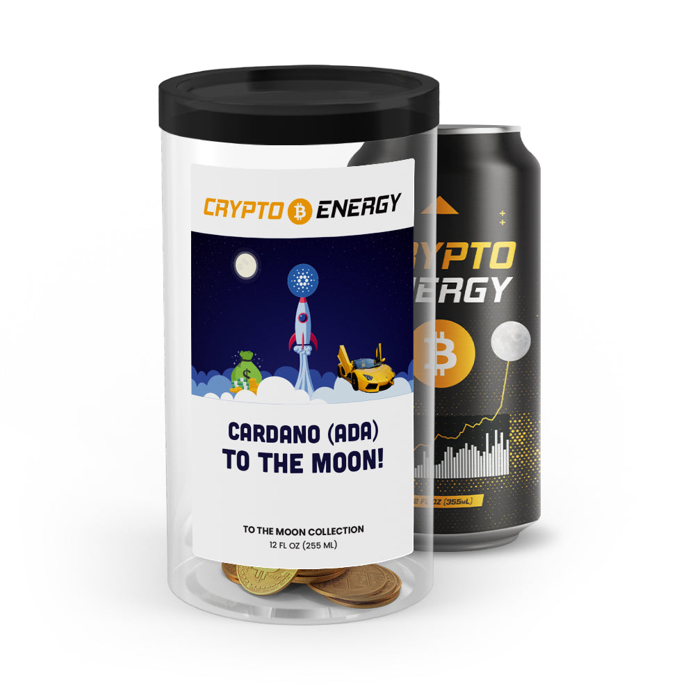 Cardano (ADR) To The Moon! Crypto Energy Drinks
